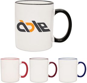 11 Oz. Duo-Tone Collection Ceramic Mug